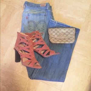 Stonewash Denim Levi’s 524 Superlow bootcut Jr 15